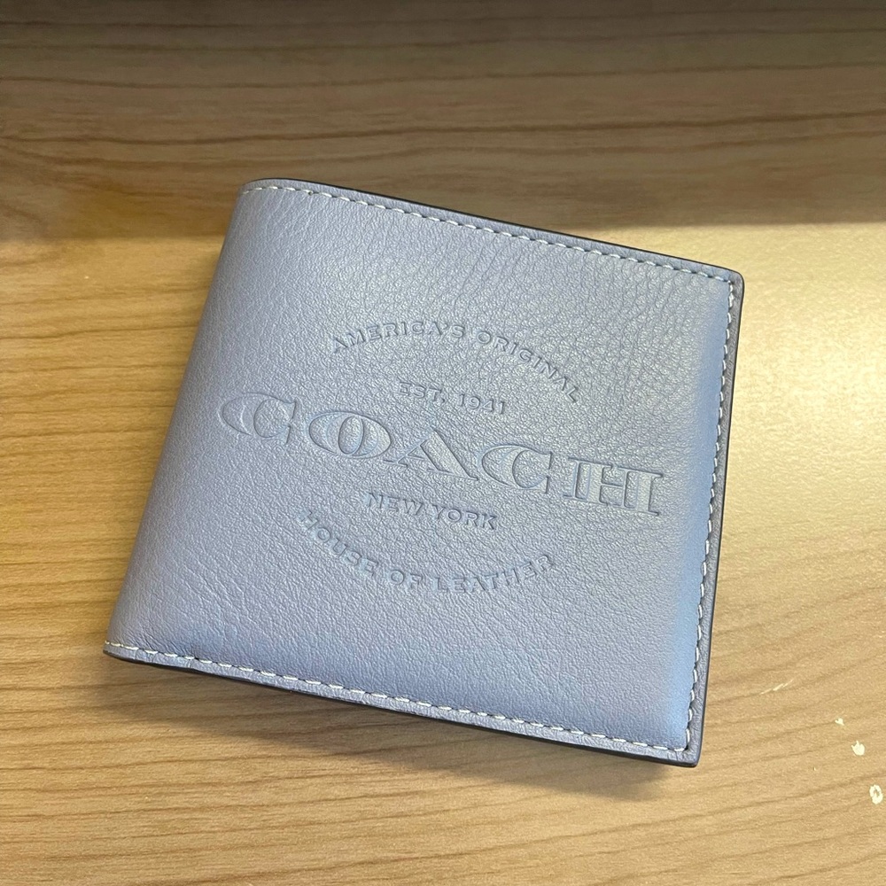 New Coach Billfold Man Wallet